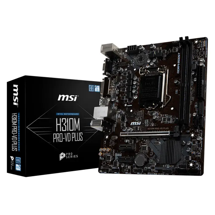 MSI H310M PRO-VD Plus Intel H310 Soket 1151 DDR4 2666MHz mATX Anakart