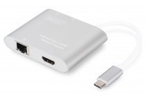 Digitus DA-70847 USB3.0 Ethernet HDMI Type C Adaptör