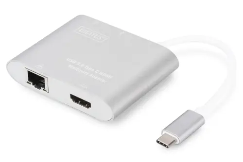 Digitus DA-70847 USB3.0 Ethernet HDMI Type C Adaptör