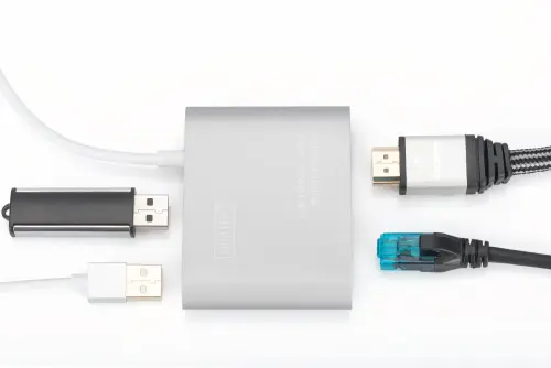 Digitus DA-70847 USB3.0 Ethernet HDMI Type C Adaptör