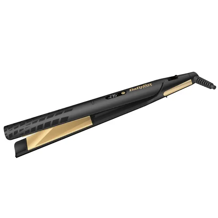Babyliss ST430E Gold Ceramic Geniş Plakalı 235° Lcd Ekran Saç Düzleştirici