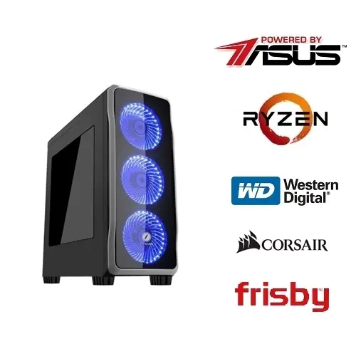 Polaris 2250A | R3 2200G ASUS Cerberus GTX 1050 Ti O4G 8GB DDR4 1TB HDD Gaming Bilgisayar [Teşhir]