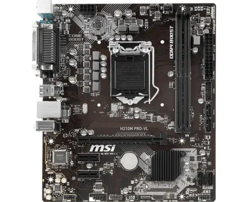 MSI H310M PRO-VL Intel H310 Soket 1151 DDR4 2666MHz mATX Anakart