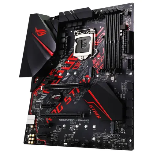 Asus Rog Strix B360-H Gaming Intel B360 Soket 1151 DDR4 2666MHz ATX Gaming (Oyuncu) Anakart