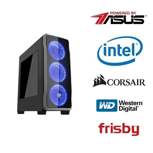 Procyon 7150A | i3-7100 ASUS Cerberus GTX 1050 Ti O4G 8GB DDR4 1TB HDD Gaming Bilgisayar [Teşhir]