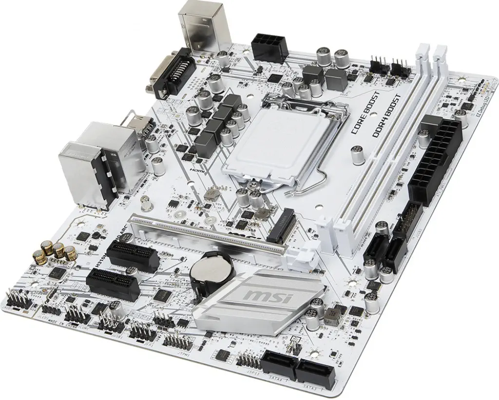 MSI H310M Gaming Arctic Intel H310 Soket 1151 DDR4 2666MHz mATX Gaming(Oyuncu) Anakart