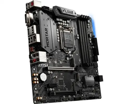 MSI MAG Z390M Mortar Intel Z390 Soket 1151 DDR4 4400(O.C.)Mhz mATX Gaming(Oyuncu) Anakart