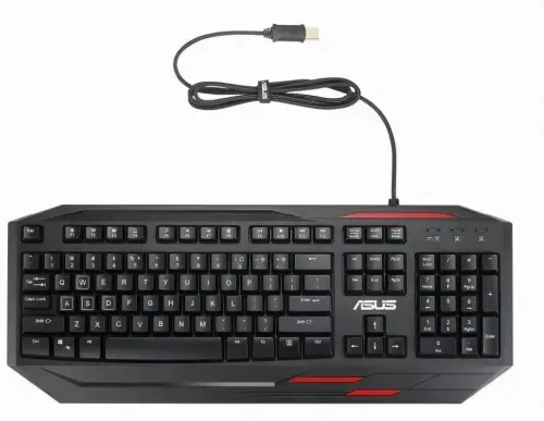 Asus Sagaris GK100  Arka Aydınlatmalı USB Gaming Klavye