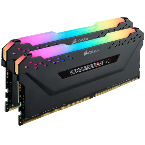 Corsair Vengeance RGB Pro 32GB (2x16GB) DDR4 2666MHz CL16 Dual Kit Ram - CMW32GX4M2A2666C16