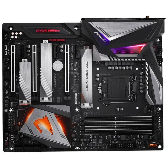Gigabyte Z390 Aorus Master Intel Z390 Express Soket 1151 DDR4 4400(O.C.)MHz ATX Gaming(Oyuncu) Anakart