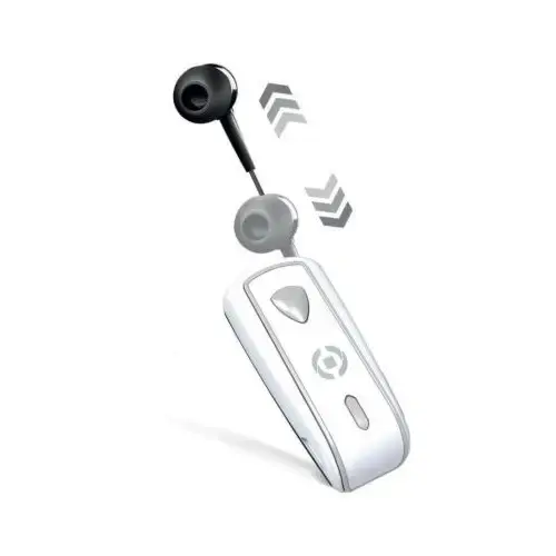 Celly Bh Snail Makaralı Beyaz Bluetooth Kulaklık - BHSNAILWH