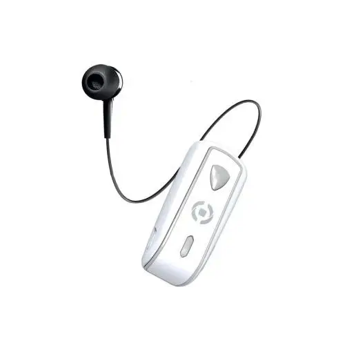 Celly Bh Snail Makaralı Beyaz Bluetooth Kulaklık - BHSNAILWH