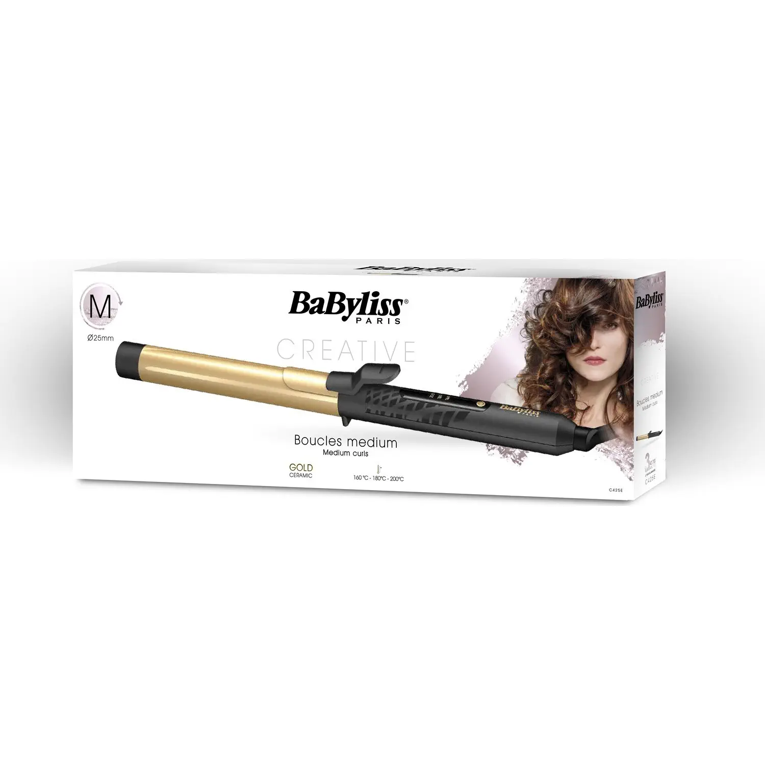 Babyliss C425E Gold Ceramic 25 mm 200°C LED Ekran Saç Maşası