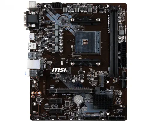 MSI A320M PRO-M2 V2 AMD A320 Soket AM4 DDR4 3200(OC)MHz mATX Anakart
