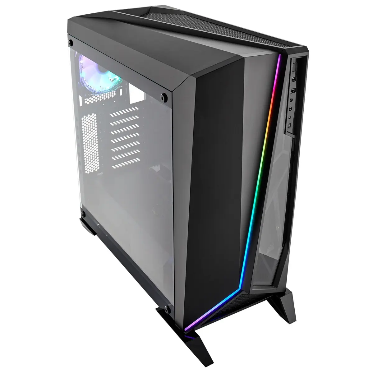 Corsair Carbide Spec-Omega RGB CC-9011140-WW Temperli Cam Siyah Mid-Tower Gaming Kasa