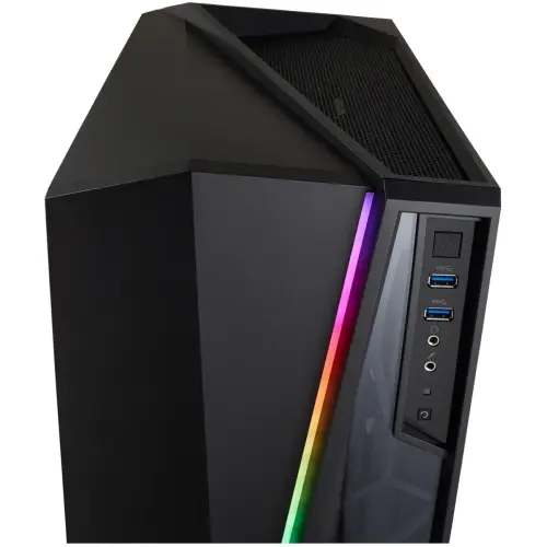 Corsair Carbide Spec-Omega RGB CC-9011140-WW Temperli Cam Siyah Mid-Tower Gaming Kasa