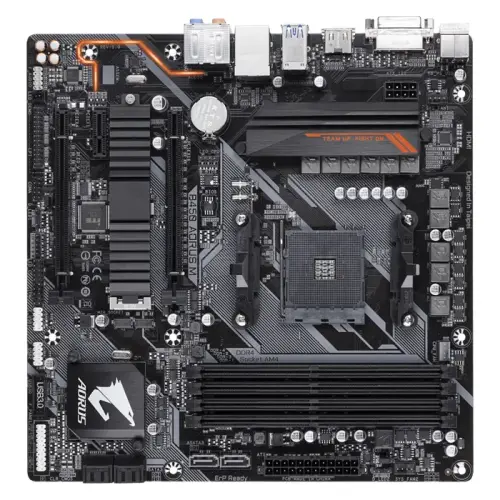 Gigabyte B450 Aorus M AMD B450 Soket AM4 DDR4 3200(O.C.)MHz mATX Gaming(Oyuncu) Anakart