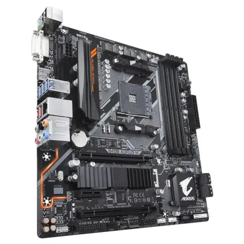 Gigabyte B450 Aorus M AMD B450 Soket AM4 DDR4 3200(O.C.)MHz mATX Gaming(Oyuncu) Anakart