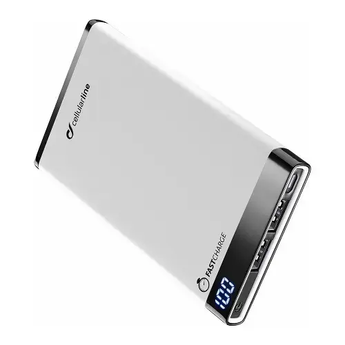 Cellularline FreePower Manta 6000 mAh Beyaz Taşınabilir Şarj Cihazı - 2 Yıl GenPa Garantili
