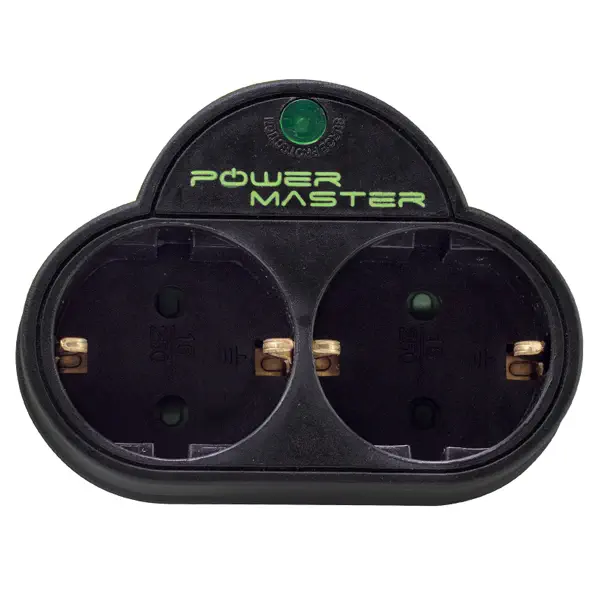 Powermaster PM-16916 Siyah 2`li Kablosuz Akım Korumalı Priz (16A - 3500W)