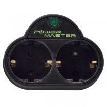 Powermaster PM-16916 Siyah 2'li Kablosuz Akım Korumalı Priz (16A - 3500W)