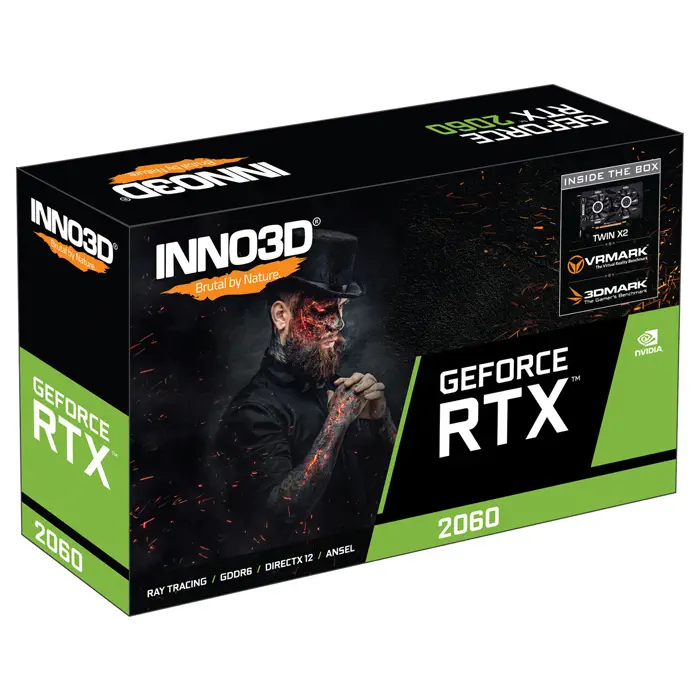 INNO3D GeForce RTX 2060 Twin X2 6GB GDDR6 192Bit DX12 Gaming Ekran Kartı
