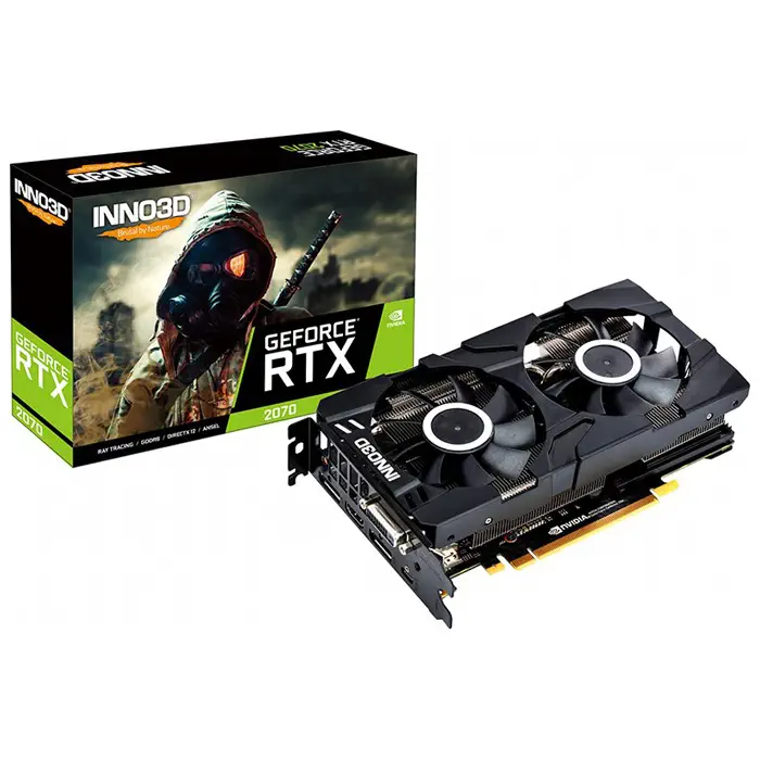 INNO3D GeForce RTX 2070 Twin X2 8GB GDDR6 256Bit DX12 Gaming Ekran Kartı