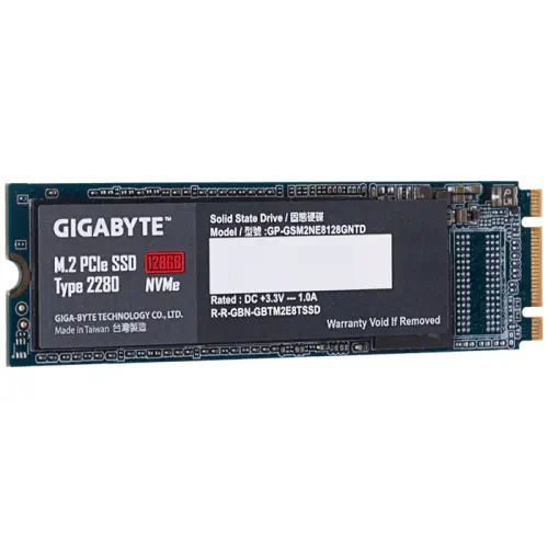 Gigabyte GP-GSM2NE8128GNTD 128GB 1100/500 MB/s M.2 PCI-Express 3.0 SSD Disk