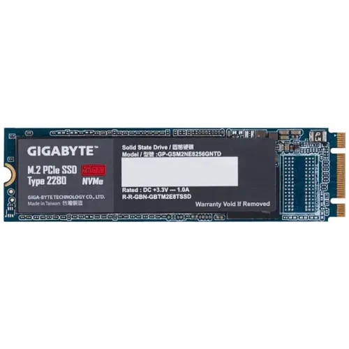 Gigabyte GP-GSM2NE8256GNTD 256GB 1200/800 MB/s M.2 PCI-Express 3.0 SSD Disk