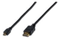 Digitus AK-330109-010-S 1 Metre MicroHDMI to HDMI Çevirici