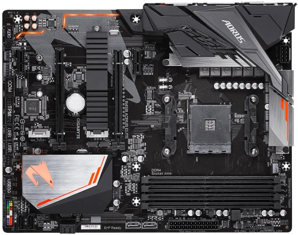 Gigabyte B450 Aorus Elite AMD B450 Soket AM4 DDR4 3200(OC)Mhz ATX Gaming(Oyuncu) Anakart