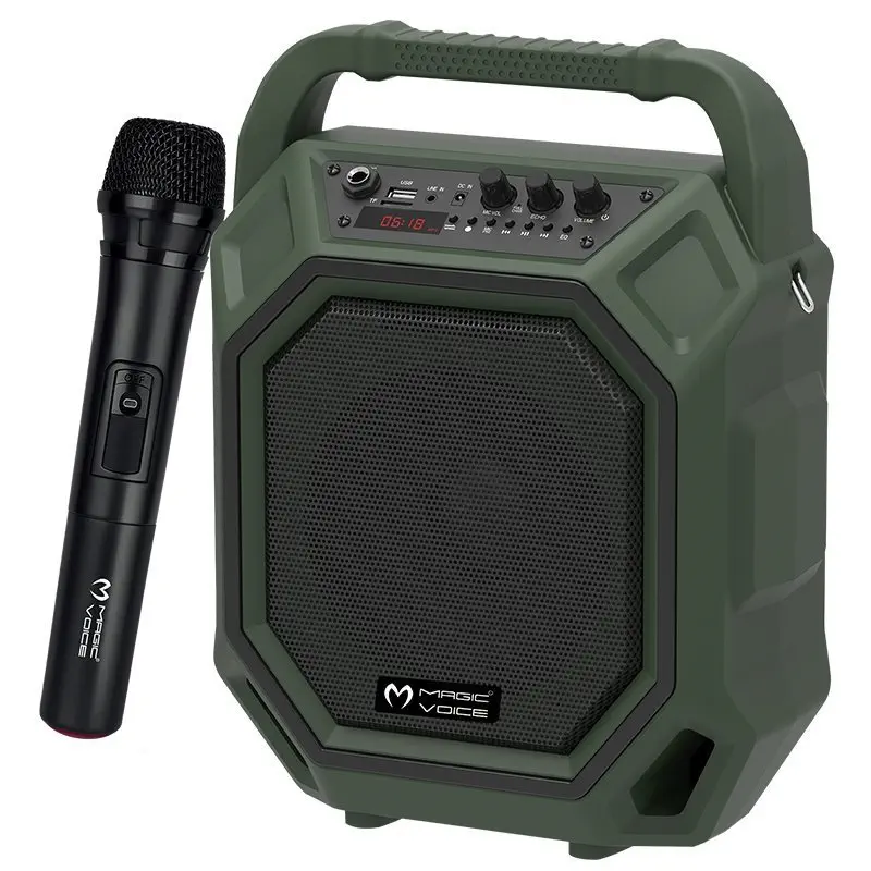Magicvoice MV-10132AE Mikrofonlu USB-SD-BT Taşınabilir Ses Sistemi