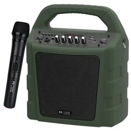Magicvoice MV-10175AE Mikrofonlu USB-SD-BT Taşınabilir Ses Sistemi