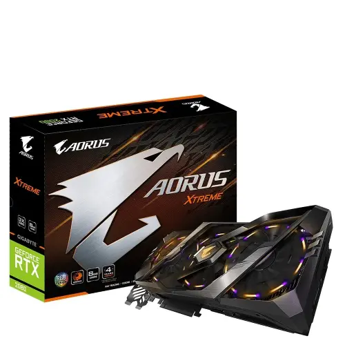 Gigabyte GV-N2080AORUS X-8GC GeForce RTX 2080 8GB GDDR6 256Bit DX12 Gaming Ekran Kartı