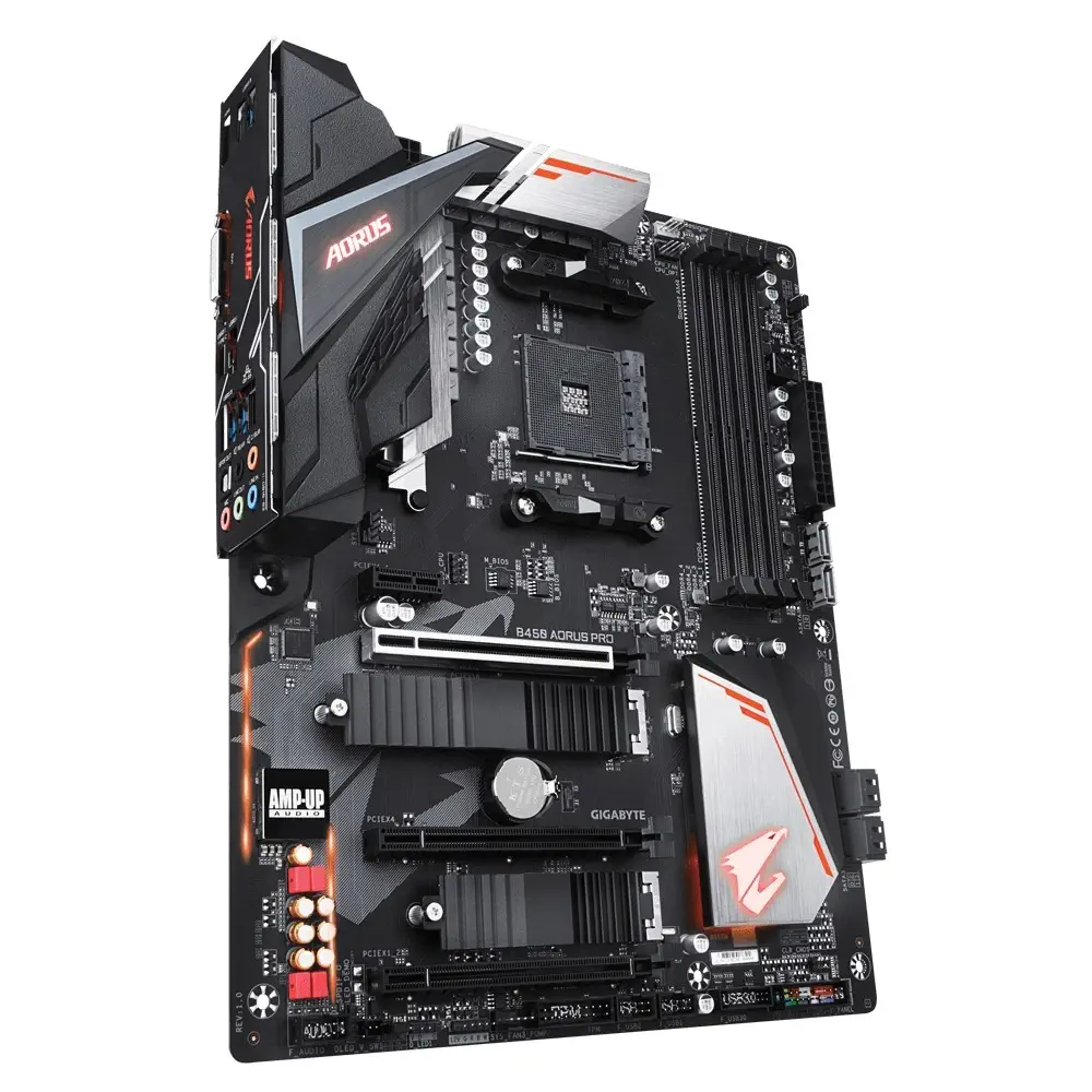 Gigabyte B450 Aorus Pro AMD B450 Soket AM4 DDR4 3200(O.C.)Mhz ATX Gaming(Oyuncu) Anakart