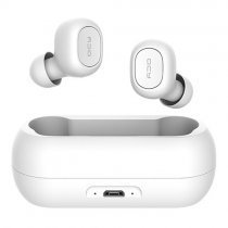 QCY T1C Çift Mikrofonlu Şarj Edilebilir Bluetooth V5.0 Beyaz Telefon Kulaklığı - 2 Yıl Resmi Distribütör Garantili