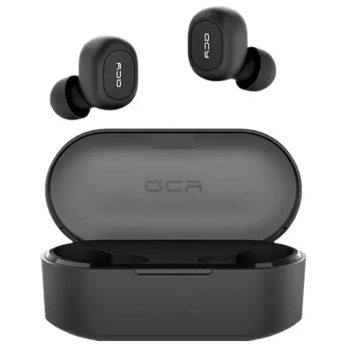 QCY T2C Çift Mikrofonlu Şarj Edilebilir Bluetooth V5.0 Siyah Telefon Kulaklığı - 2 Yıl Resmi Distribütör Garantili