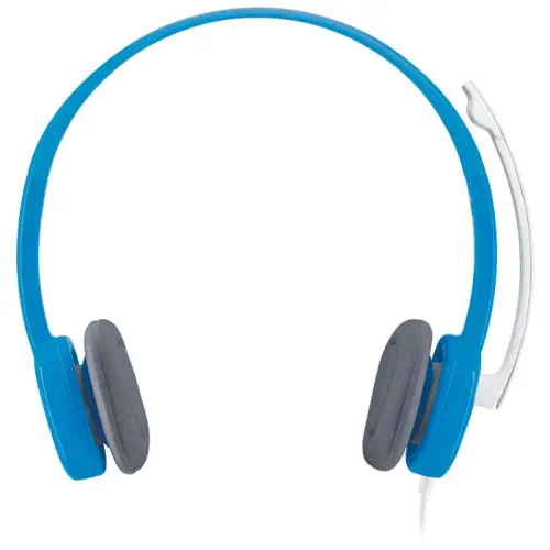 Logitech H150 Blueberry 981-000368 Stereo Kablolu Mavi Kulaklık