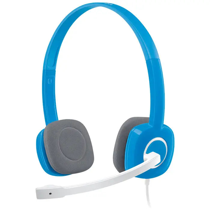 Logitech H150 Blueberry 981-000368 Stereo Kablolu Mavi Kulaklık