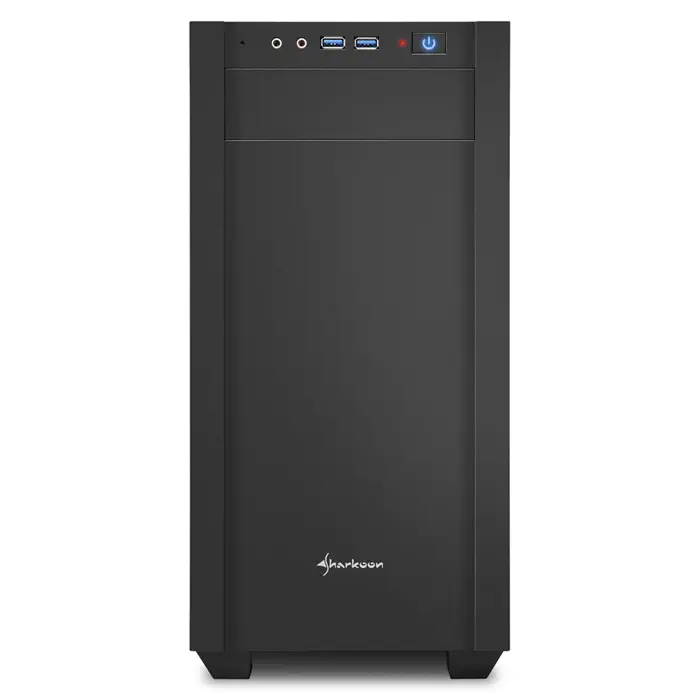 Sharkoon S1000 Metal Yan Panel USB 3.0 Siyah Micro-ATX Kasa