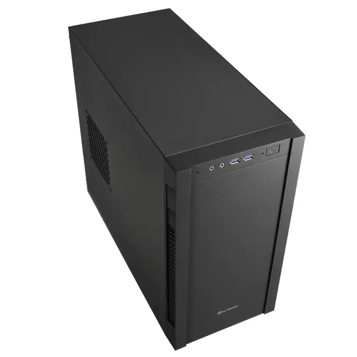 Sharkoon S1000 Metal Yan Panel USB 3.0 Siyah Micro-ATX Kasa