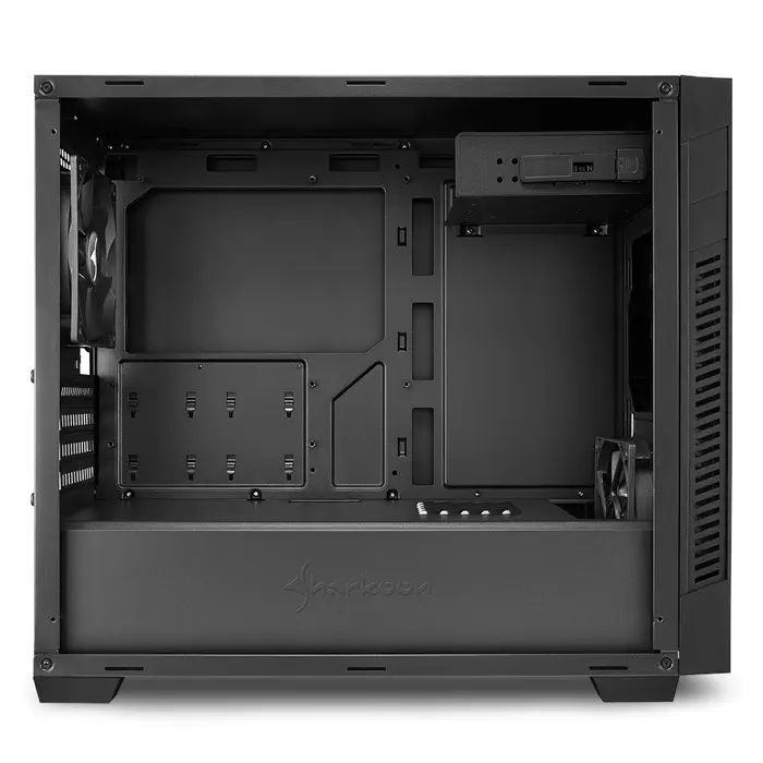Sharkoon S1000 Metal Yan Panel USB 3.0 Siyah Micro-ATX Kasa