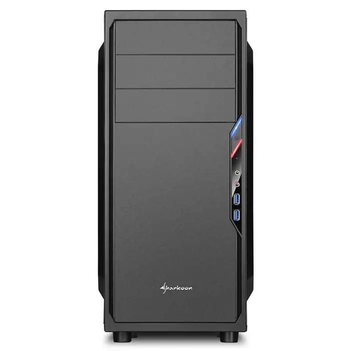 Sharkoon VS4-W USB 3.0 Siyah ATX Pencereli Mid-Tower Gaming Kasa