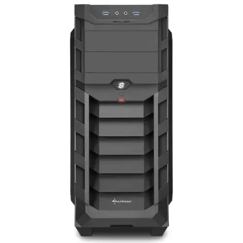 Sharkoon Skiller SGC1 Window USB 3.0 Pencereli ATX Kırmızı Mid-Tower Gaming Kasa
