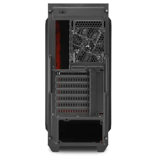 Sharkoon Skiller SGC1 Window USB 3.0 Pencereli ATX Kırmızı Mid-Tower Gaming Kasa