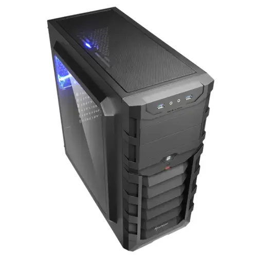 Sharkoon Skiller SGC1 Window USB 3.0 Pencereli ATX Siyah Mid-Tower Gaming Kasa