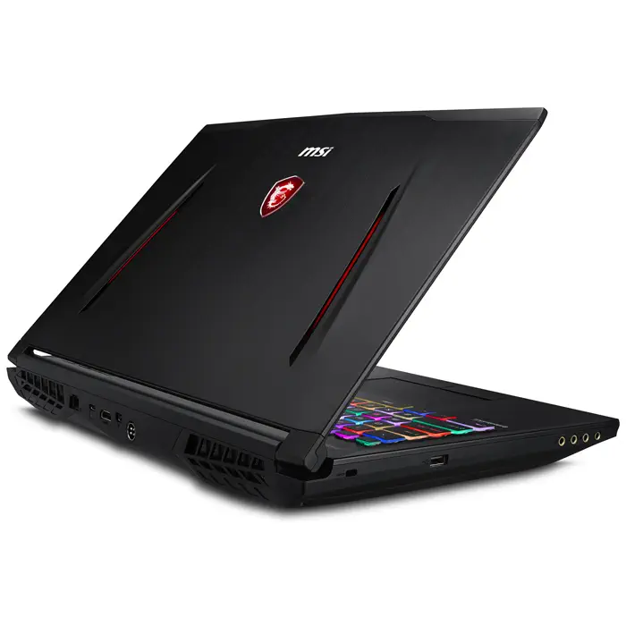 MSI GT63 Titan 8SG-034XTR i7-8750H 2.20GHz 16GB DDR4 1TB 256GB SSD 8GB GeForce RTX 2080 15.6” UHD FreeDOS Gaming Notebook