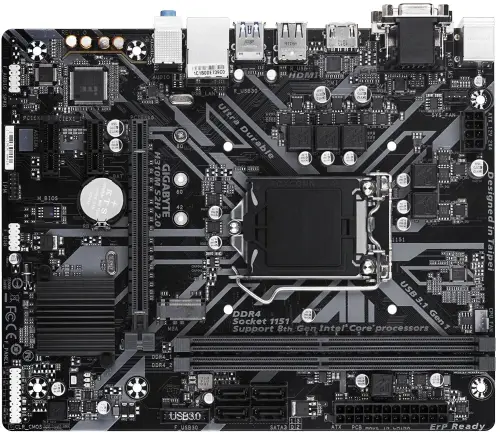 Gigabyte H310M-S2H 2.0 Intel H310 Express Soket 1151 DDR4 2666Mhz mATX Gaming Anakart