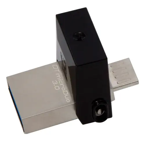 Kingston DTDUO3/16GB DataTraveler MicroDuo 16GB USB 3.0 OTG 70MB/s-10MB/s USB Flash Bellek