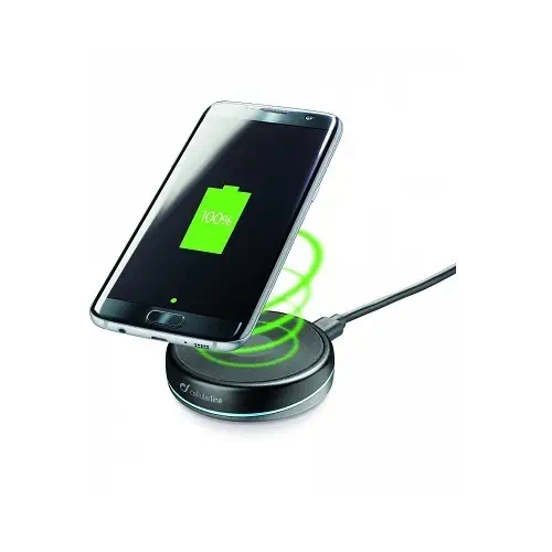 Cellularline Twist Ayarlanabilir Kablosuz Şarj Standı - 2 Yıl GenPa Garantili